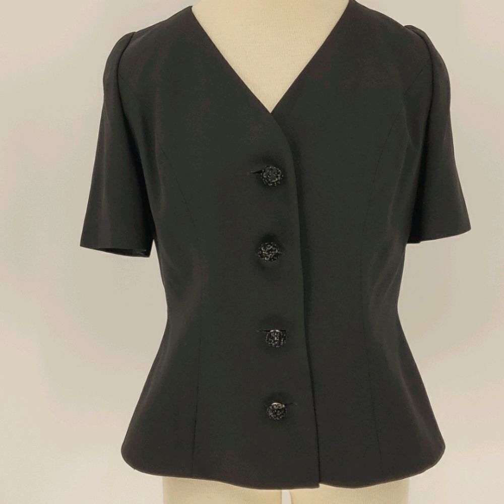Rimini vintage amazing black top sz‎ 8 stunning. Y2K, Goth